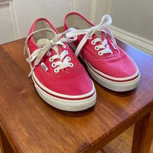 Red Vans Sneakers